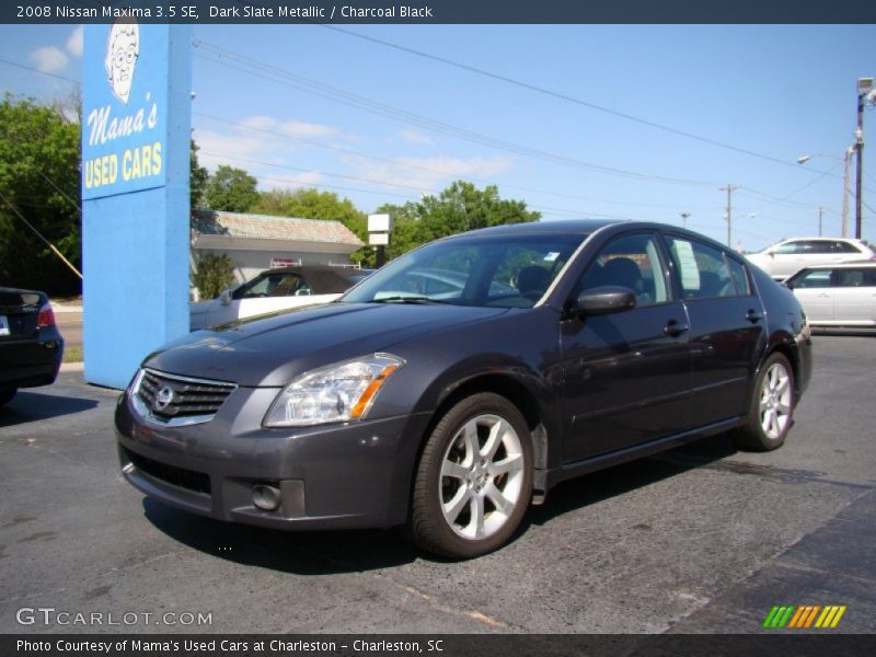 Dark Slate Metallic / Charcoal Black 2008 Nissan Maxima 3.5 SE