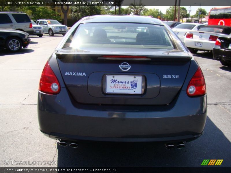 Dark Slate Metallic / Charcoal Black 2008 Nissan Maxima 3.5 SE