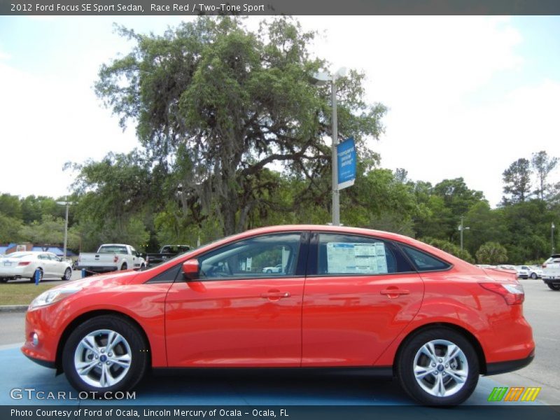 Race Red / Two-Tone Sport 2012 Ford Focus SE Sport Sedan