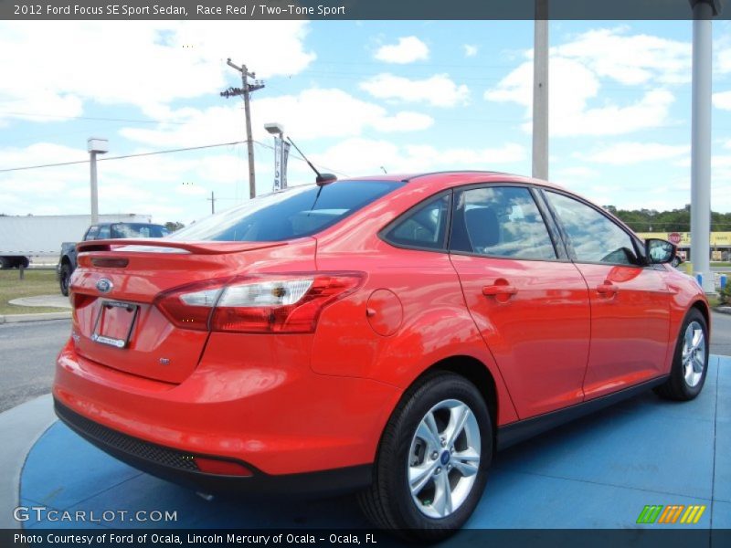 Race Red / Two-Tone Sport 2012 Ford Focus SE Sport Sedan