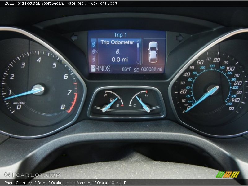 Race Red / Two-Tone Sport 2012 Ford Focus SE Sport Sedan
