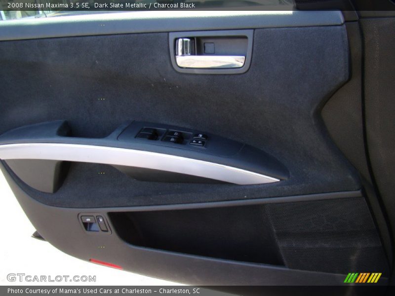 Dark Slate Metallic / Charcoal Black 2008 Nissan Maxima 3.5 SE