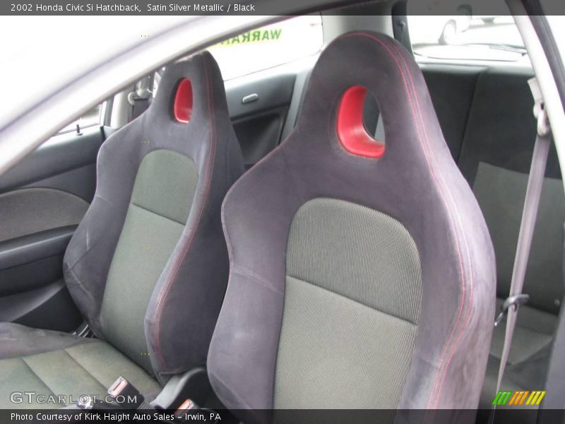 Satin Silver Metallic / Black 2002 Honda Civic Si Hatchback