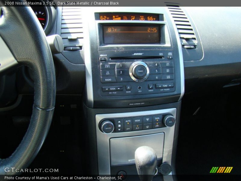 Dark Slate Metallic / Charcoal Black 2008 Nissan Maxima 3.5 SE