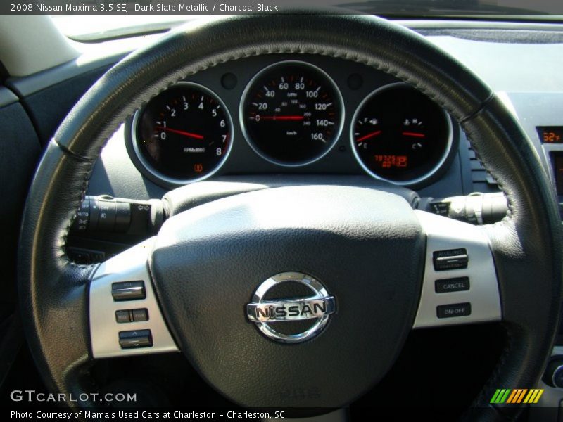 Dark Slate Metallic / Charcoal Black 2008 Nissan Maxima 3.5 SE