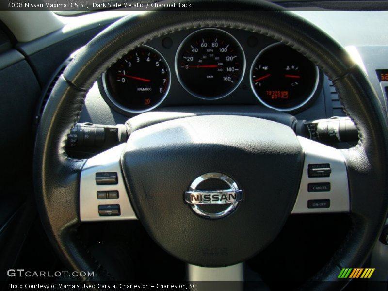 Dark Slate Metallic / Charcoal Black 2008 Nissan Maxima 3.5 SE