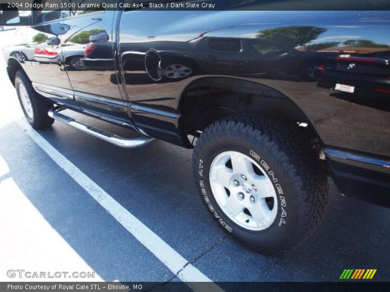 Black / Dark Slate Gray 2004 Dodge Ram 1500 Laramie Quad Cab 4x4