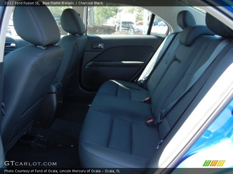 Blue Flame Metallic / Charcoal Black 2012 Ford Fusion SE