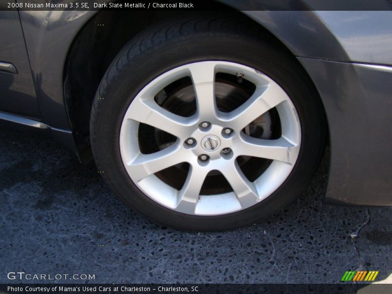 Dark Slate Metallic / Charcoal Black 2008 Nissan Maxima 3.5 SE
