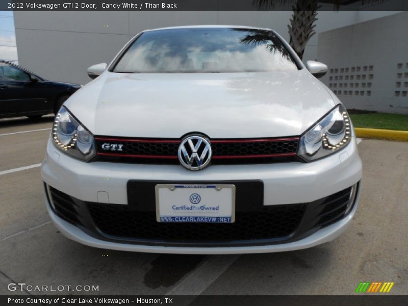 Candy White / Titan Black 2012 Volkswagen GTI 2 Door