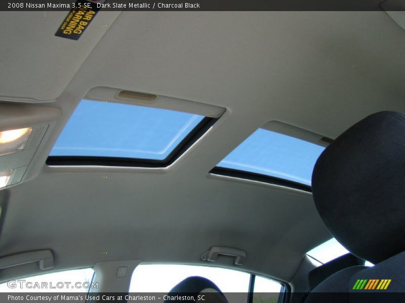 Dark Slate Metallic / Charcoal Black 2008 Nissan Maxima 3.5 SE