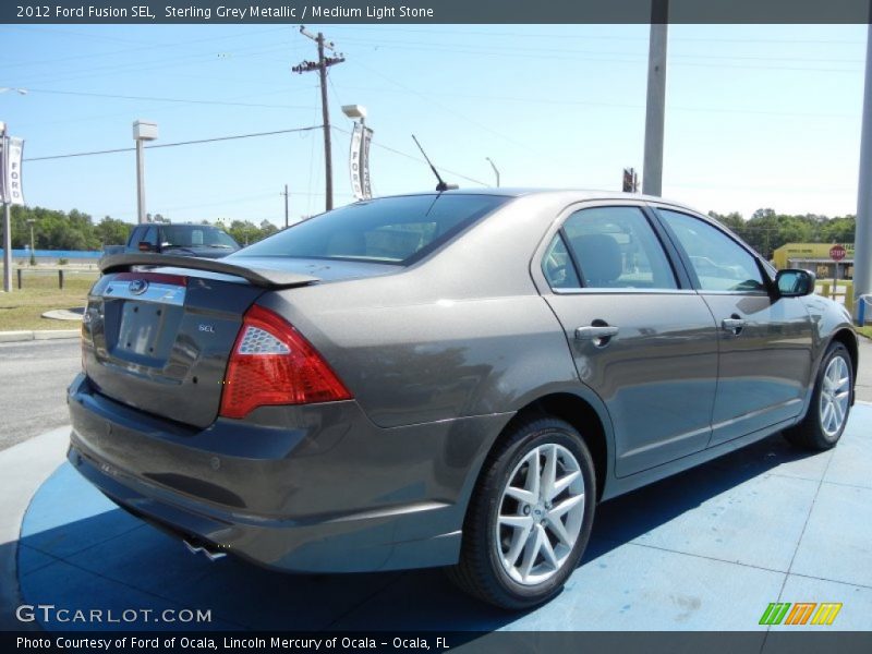 Sterling Grey Metallic / Medium Light Stone 2012 Ford Fusion SEL