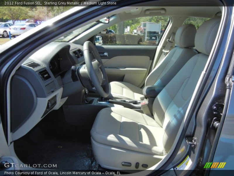 Sterling Grey Metallic / Medium Light Stone 2012 Ford Fusion SEL