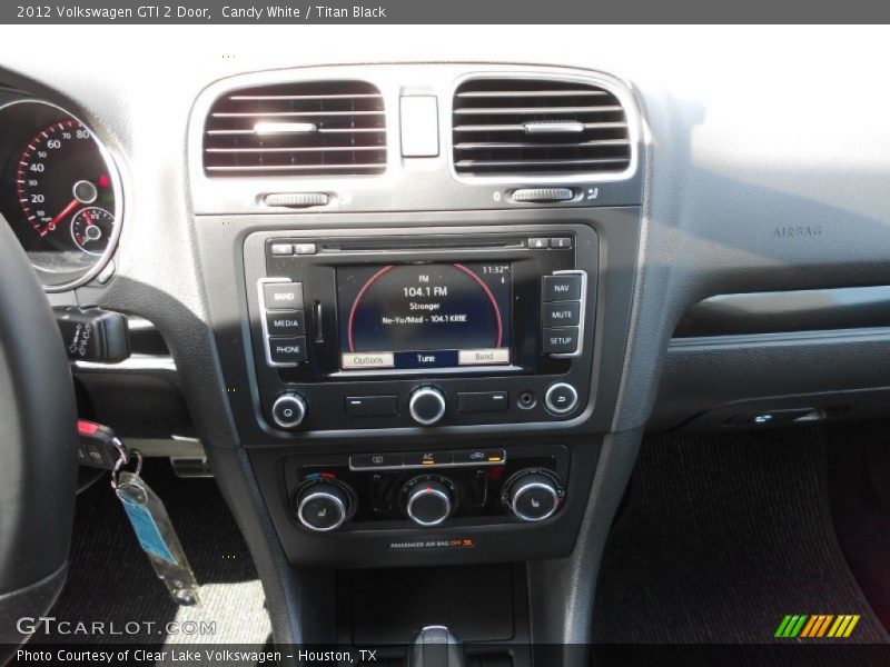 Candy White / Titan Black 2012 Volkswagen GTI 2 Door