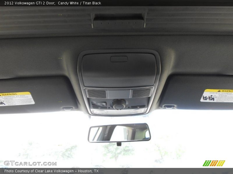 Candy White / Titan Black 2012 Volkswagen GTI 2 Door