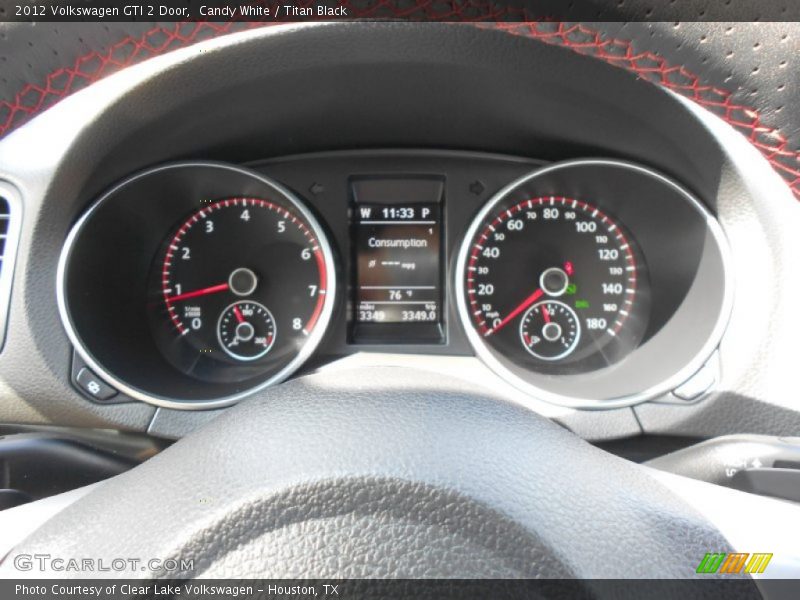 Candy White / Titan Black 2012 Volkswagen GTI 2 Door