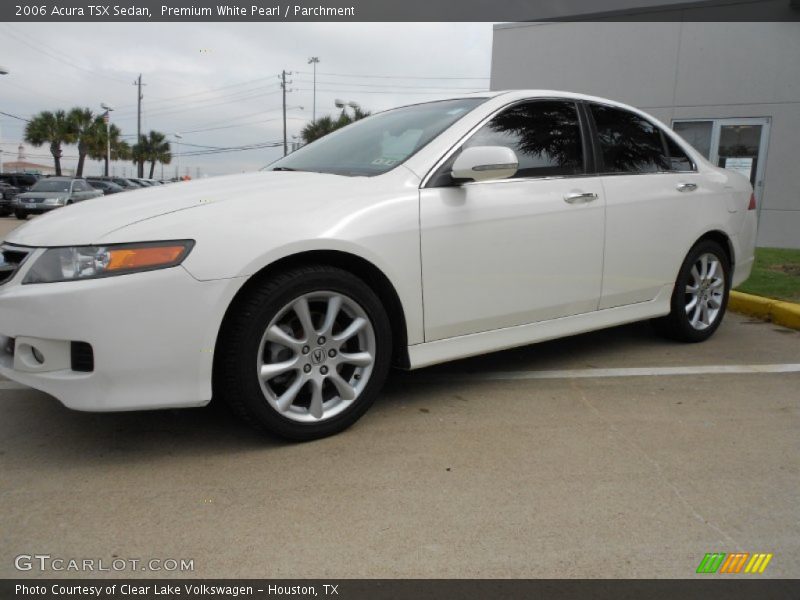 Premium White Pearl / Parchment 2006 Acura TSX Sedan