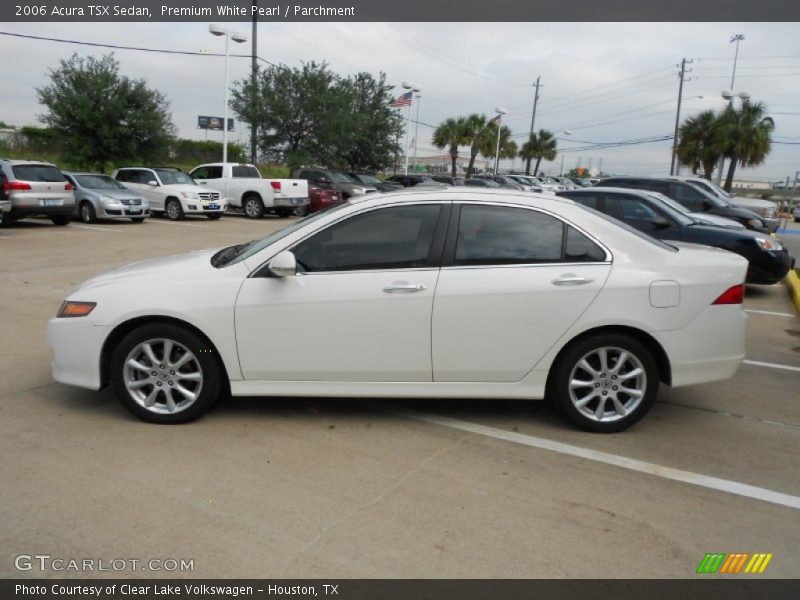 Premium White Pearl / Parchment 2006 Acura TSX Sedan