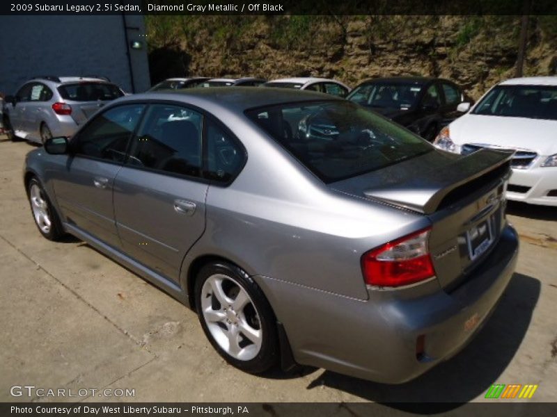 Diamond Gray Metallic / Off Black 2009 Subaru Legacy 2.5i Sedan