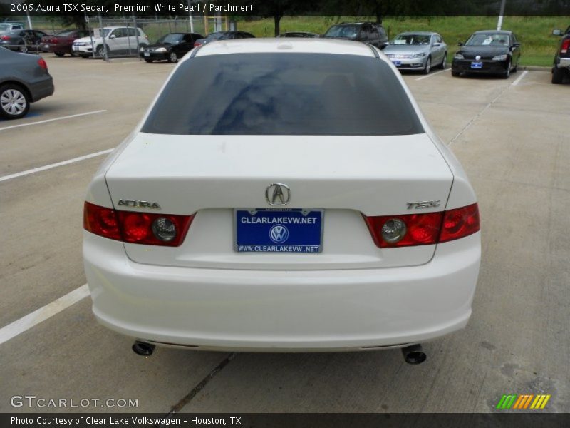 Premium White Pearl / Parchment 2006 Acura TSX Sedan
