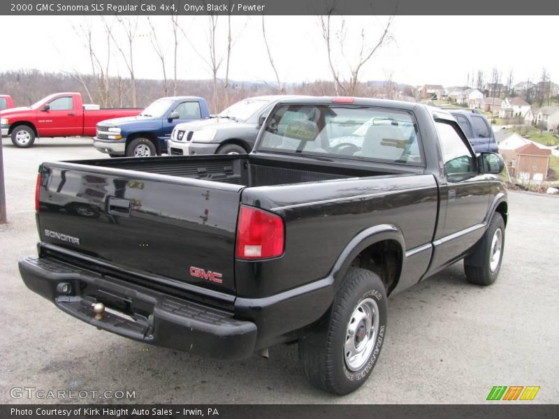 Onyx Black / Pewter 2000 GMC Sonoma SLS Regular Cab 4x4