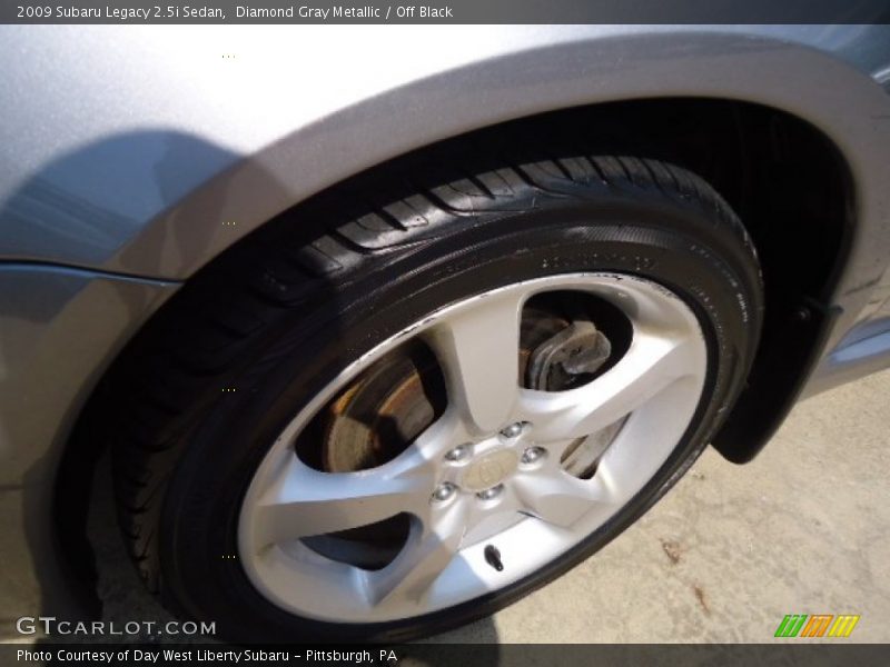 Diamond Gray Metallic / Off Black 2009 Subaru Legacy 2.5i Sedan
