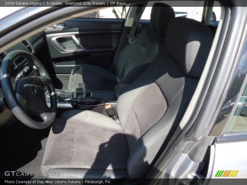 Diamond Gray Metallic / Off Black 2009 Subaru Legacy 2.5i Sedan