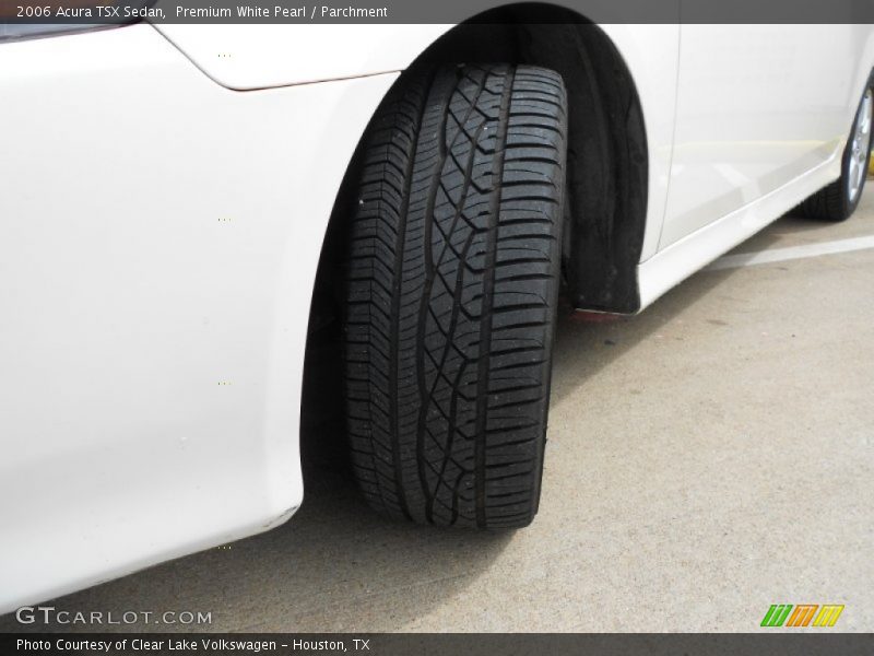 Premium White Pearl / Parchment 2006 Acura TSX Sedan