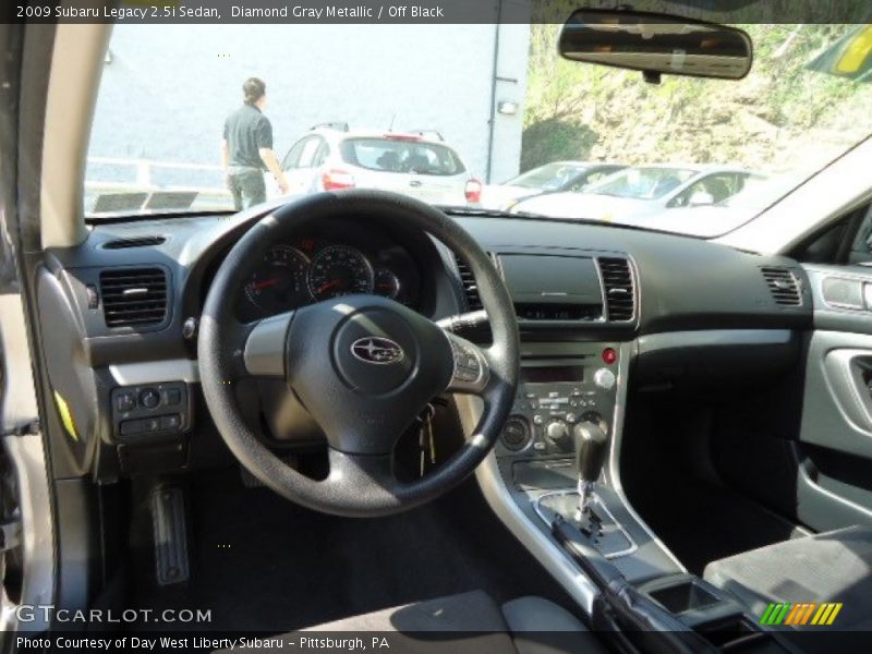 Diamond Gray Metallic / Off Black 2009 Subaru Legacy 2.5i Sedan