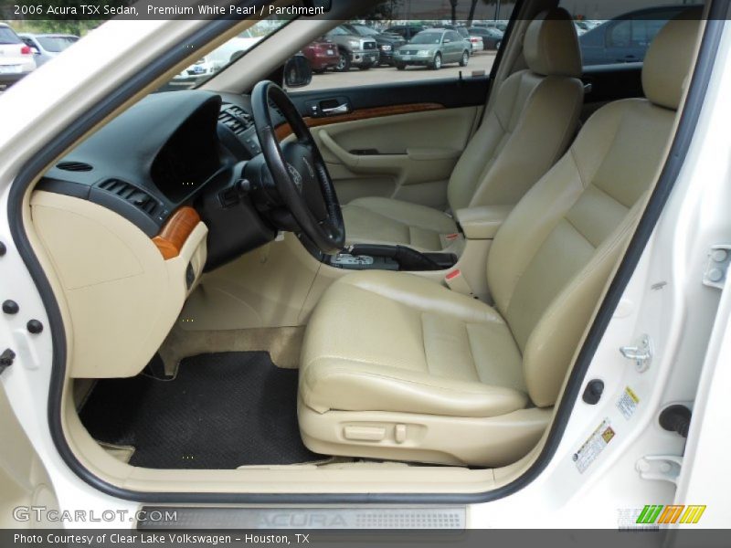 Premium White Pearl / Parchment 2006 Acura TSX Sedan