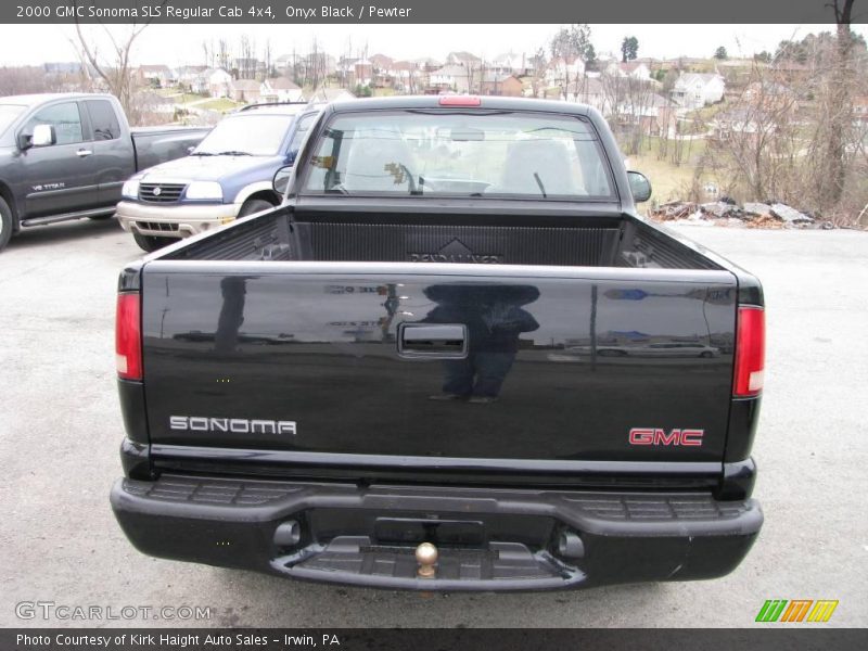 Onyx Black / Pewter 2000 GMC Sonoma SLS Regular Cab 4x4