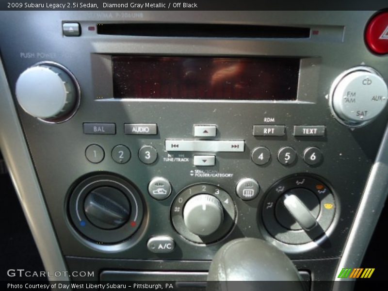 Diamond Gray Metallic / Off Black 2009 Subaru Legacy 2.5i Sedan