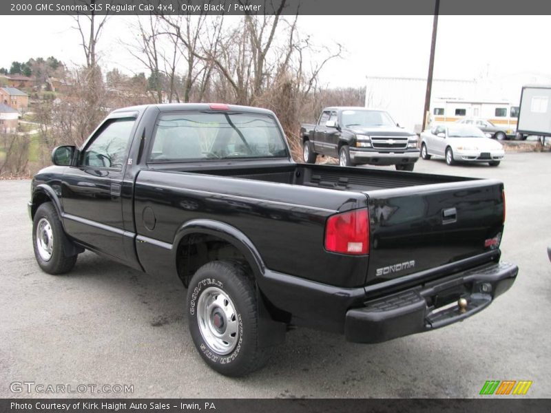 Onyx Black / Pewter 2000 GMC Sonoma SLS Regular Cab 4x4