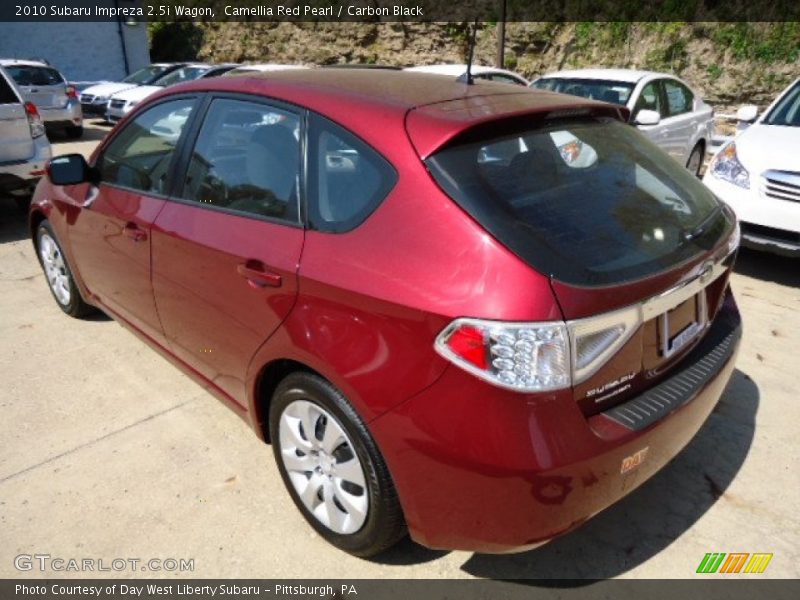 Camellia Red Pearl / Carbon Black 2010 Subaru Impreza 2.5i Wagon