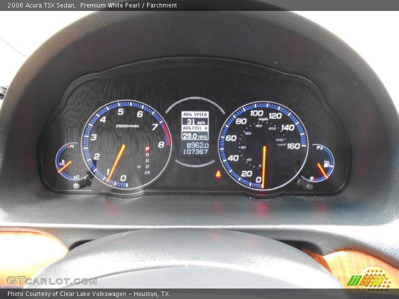 Premium White Pearl / Parchment 2006 Acura TSX Sedan