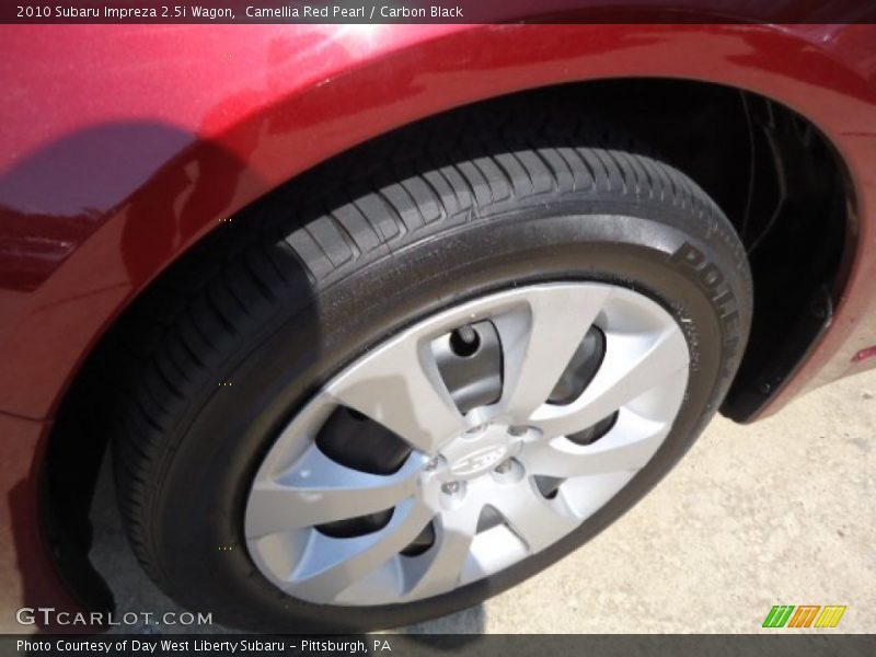 Camellia Red Pearl / Carbon Black 2010 Subaru Impreza 2.5i Wagon