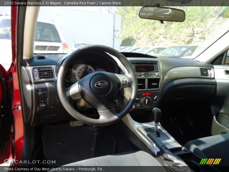 Camellia Red Pearl / Carbon Black 2010 Subaru Impreza 2.5i Wagon