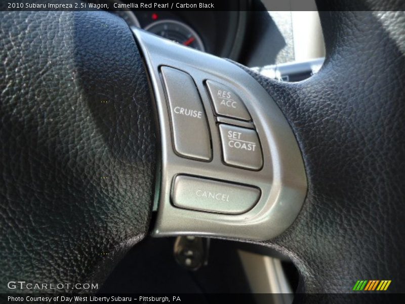 Camellia Red Pearl / Carbon Black 2010 Subaru Impreza 2.5i Wagon