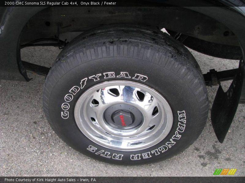 Onyx Black / Pewter 2000 GMC Sonoma SLS Regular Cab 4x4