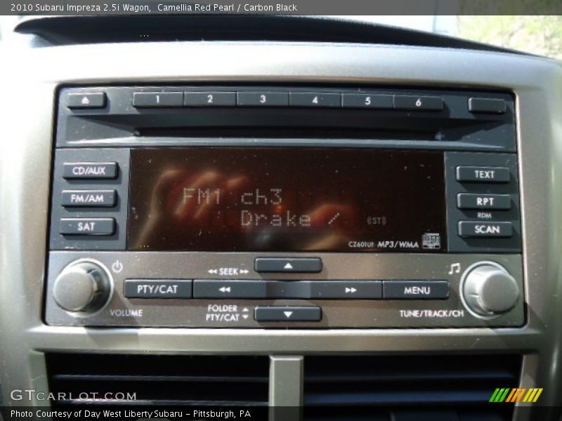 Camellia Red Pearl / Carbon Black 2010 Subaru Impreza 2.5i Wagon