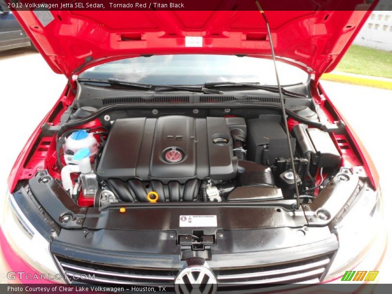 Tornado Red / Titan Black 2012 Volkswagen Jetta SEL Sedan