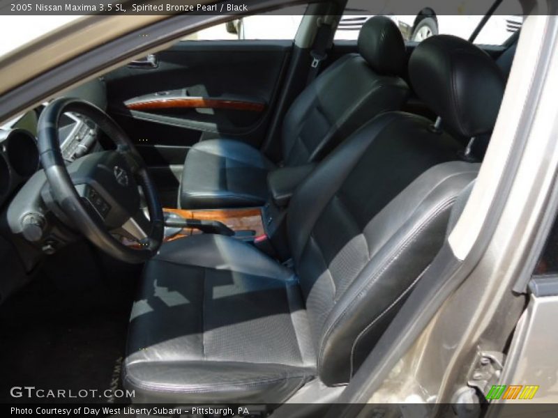 Spirited Bronze Pearl / Black 2005 Nissan Maxima 3.5 SL