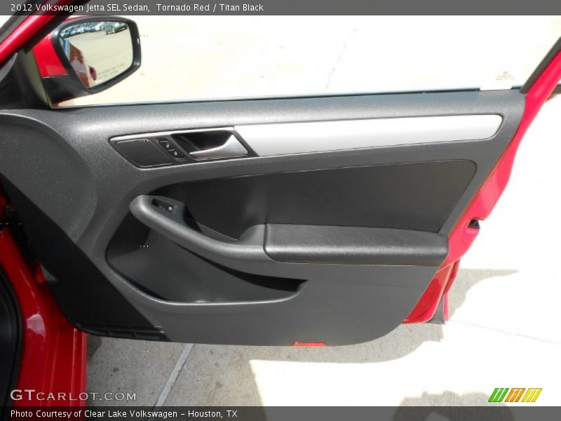 Tornado Red / Titan Black 2012 Volkswagen Jetta SEL Sedan