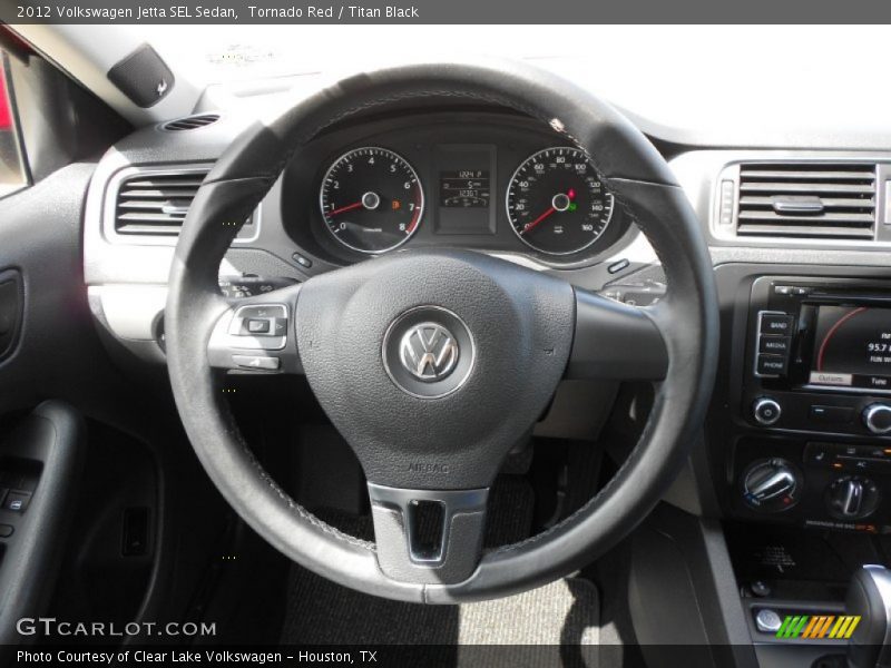 Tornado Red / Titan Black 2012 Volkswagen Jetta SEL Sedan