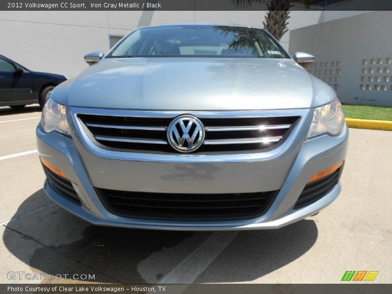 Iron Gray Metallic / Black 2012 Volkswagen CC Sport