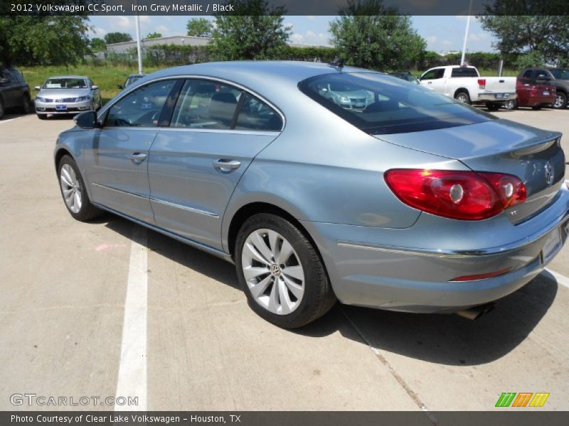 Iron Gray Metallic / Black 2012 Volkswagen CC Sport