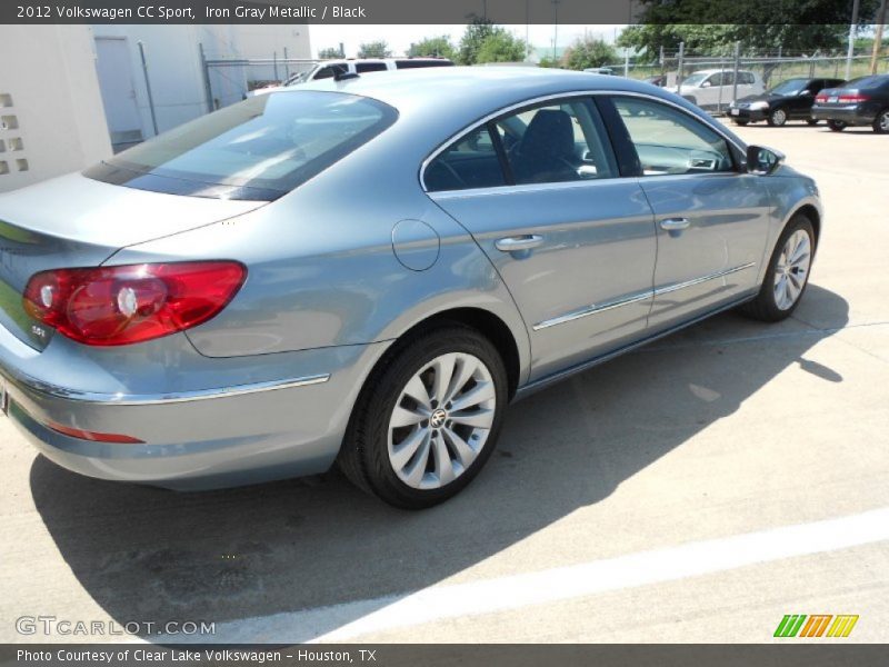 Iron Gray Metallic / Black 2012 Volkswagen CC Sport