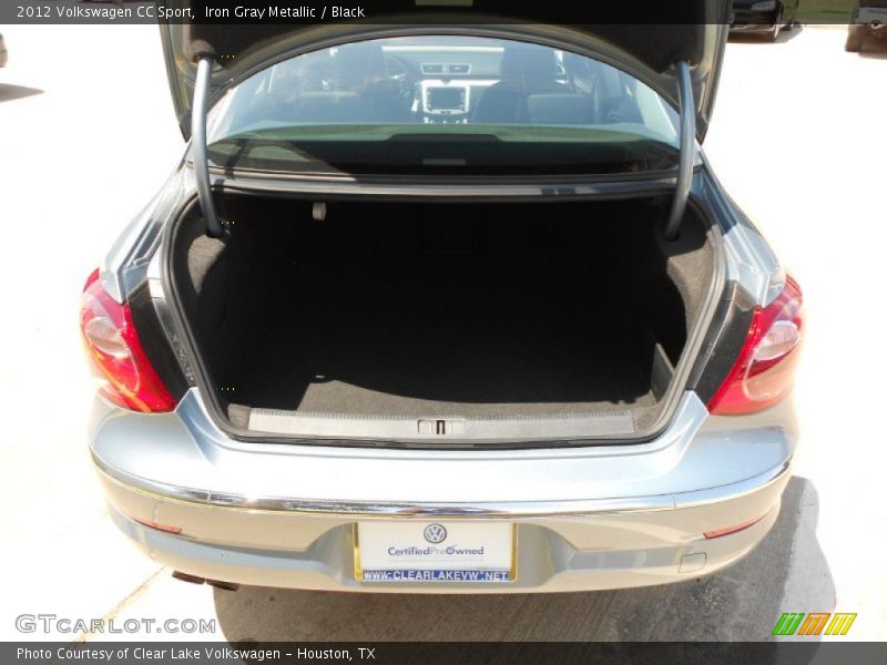 Iron Gray Metallic / Black 2012 Volkswagen CC Sport