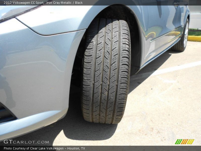 Iron Gray Metallic / Black 2012 Volkswagen CC Sport