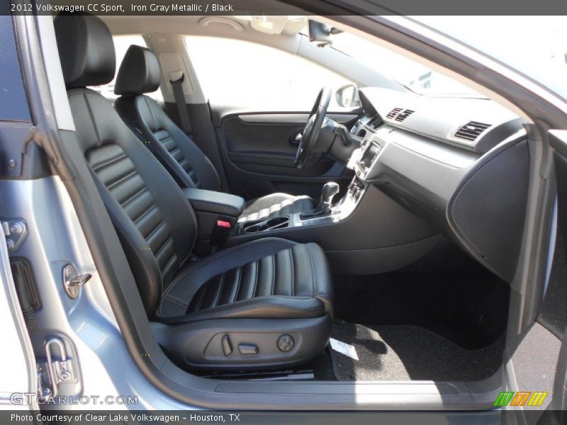 Iron Gray Metallic / Black 2012 Volkswagen CC Sport